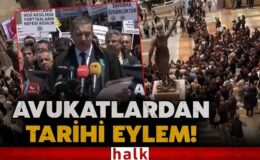 TARİHE GEÇECEK GÖRÜNTÜ! İstanbul Barosu’na yürümek isteyen avukatlara polisten çok sert müdahale!